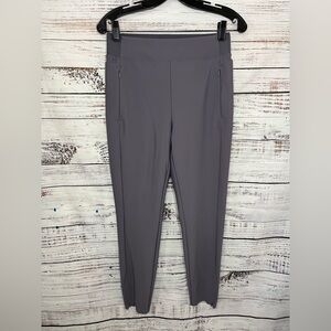 Athleta Stellar Tight Womens Size 8 Purple Zip Pocket Ankle Pants Pull-On